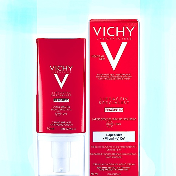 🧾SOLD•VICHY’s NEW LiftActiv PEPTIDE-C BROAD SPECTRUM SPF30 SUNSCREEN;ANTI-AGING - Picture 2 of 14